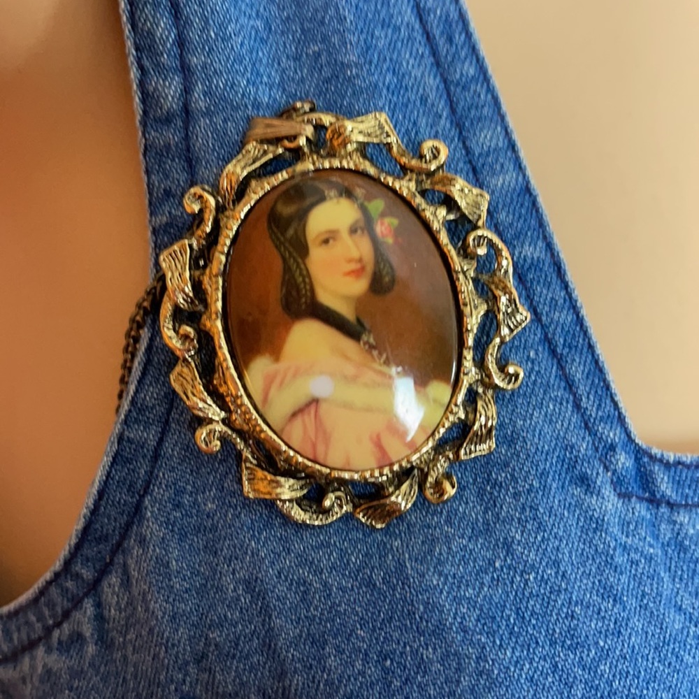Beautiful 70s vintage pin and/or necklace - Picture 4 of 5